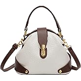 Li yunzi Crossbody Bag Korean Style Fashion Retro Handbag Single Shoulder Pebbled Round Bag For Women