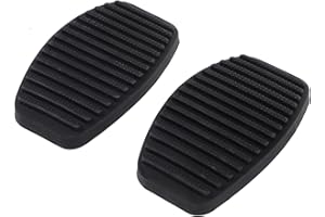 STAHAD 1 Pair Rubber Clutch and Brake Pedal Covers Auto Accelerator Foot Pedal Protector for Car Interior