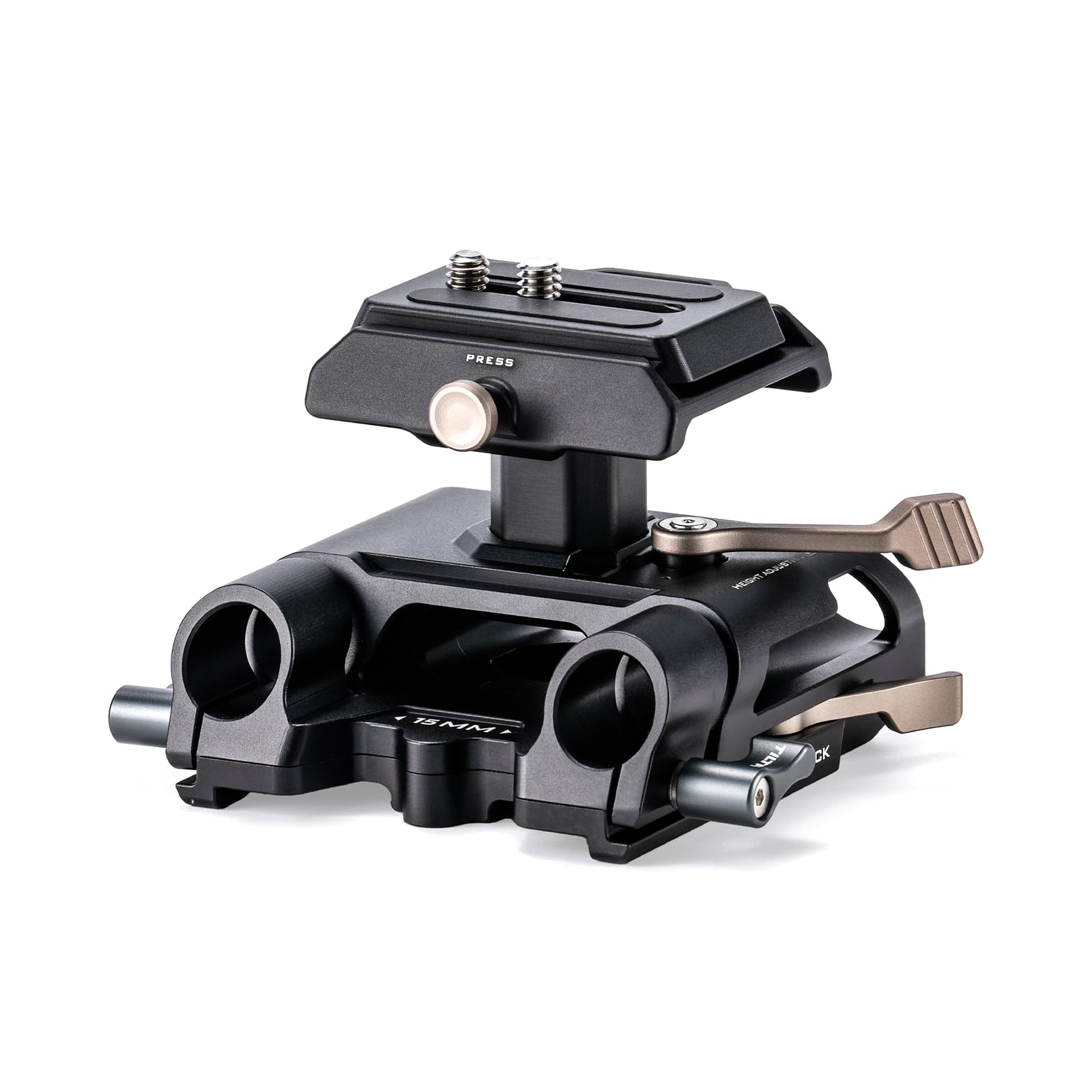 Tilta 15mm LWS Arca Baseplate Height Adjustable Quick Release Plate - Black TA-HABP-B