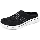 Women's mesh Breathable Soft Sole Mules Fashion Knitted Backless Slip on Lightweight Walking Shoes Casual Comfortable Outdoor Sports Wedge Mule