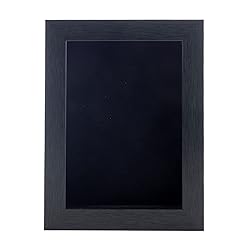 6x8 Shadow Box Frame Charcoal Gray Wood | with a