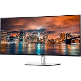 Dell UltraSharp U4025QW 40" Class 5K2K WUHD Curved Screen LED Monitor | IPS, (5120x2160), 600 Nit, 5ms, 120Hz, USB Type-C, HDMI, DisplayPort, Mount Compatible, USB Hub &amp; Speakers