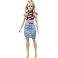 Barbie Fashionistas Doll #202, Curvy with Blonde Hair, Girl Power Print Outfit & Accessories Including Sneakers & Fanny Pack