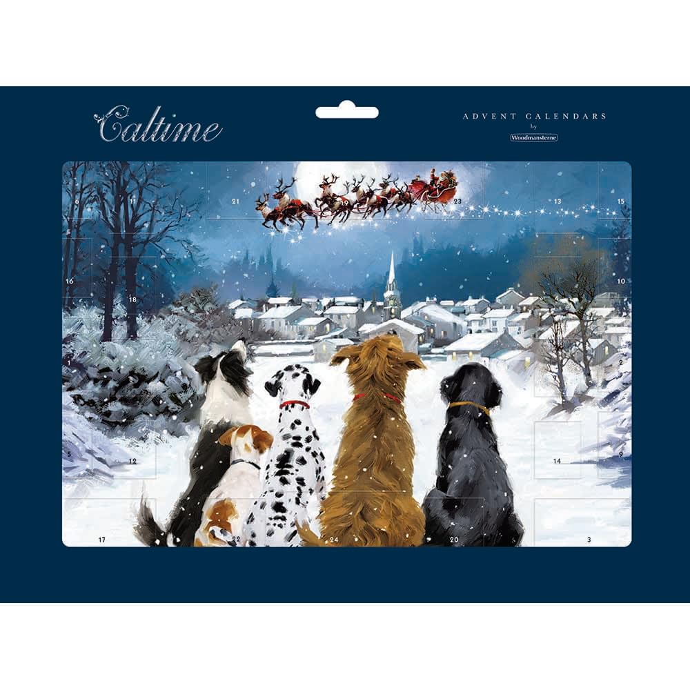 Caltime Traditional Advent Calendar, Night Before Christmas with Envelope