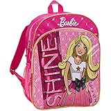 Barbie Shine Like A Star Pink & Gold Glitter 16 Backpack