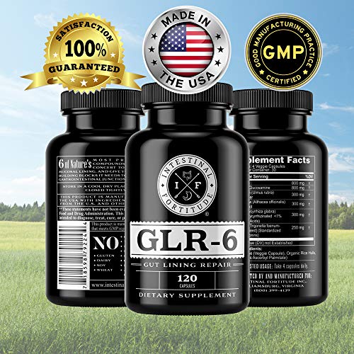 Intestinal Fortitude GLR6 Leaky Gut Repair Supplement Gut Health IBD IBS GERD