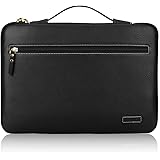 FYY 12-13.5" [Premium Leather] Laptop Sleeve Case Cover Bag for MacBook Pro/ MacBook Air/ iPad Pro 12.9 2018 2017 2016, Lapto