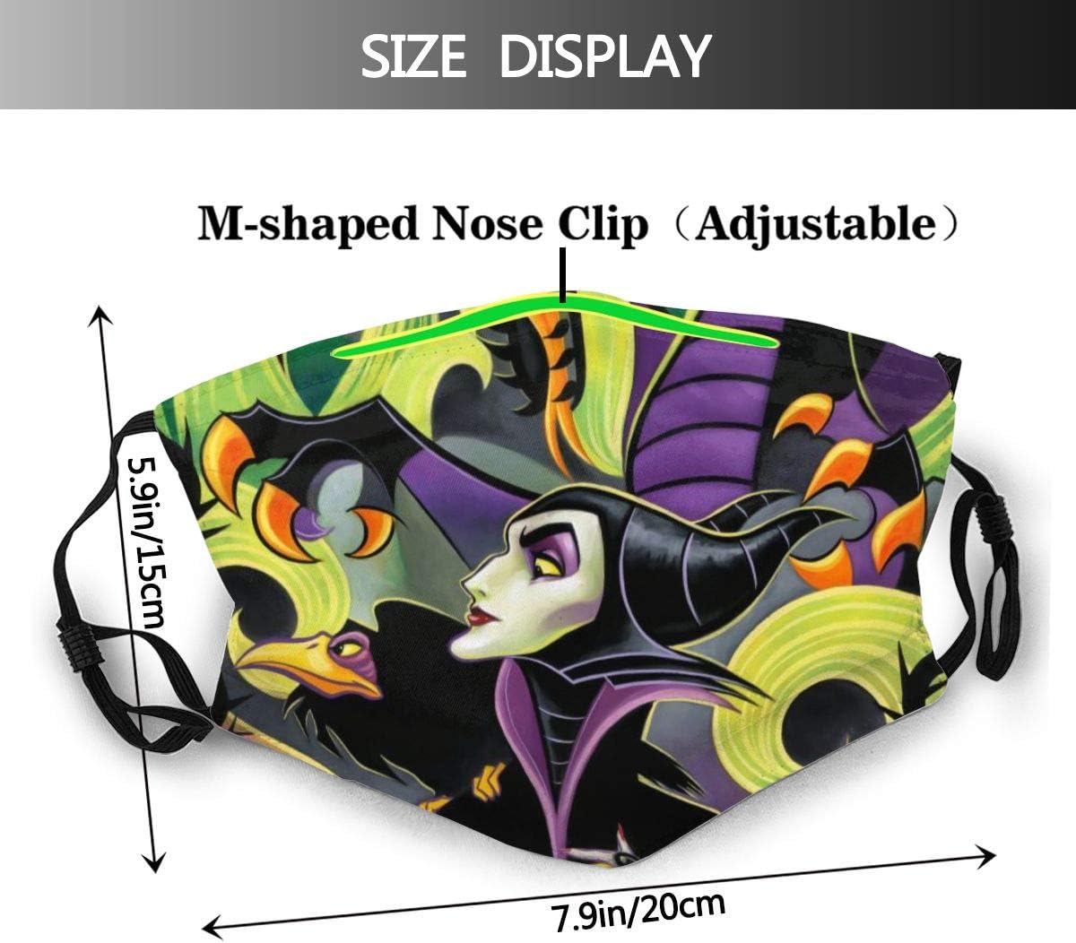 Fashion Mouth Guard with Replaceable Filters Activated Carbon Cover for Sleeping Climbing Daily Use Washable Windproof Breathing Guard, Mal Fury Printing Art Fan Gift - 16 Filter : Sports & Outdoors