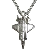 Amazon.com: Kiola Designs Silver Toned F35 Fighter Jet Plane ...