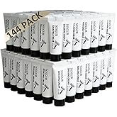 NISGUR Travel Size Disposable Shaving Cream Bulk Pack of 144 Tubes 10ml/0.34fl.oz Each Individually Wrapped Hotel Toiletries and Amenities