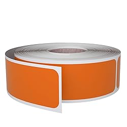 Write-on Labels Orange Color Stickers for File