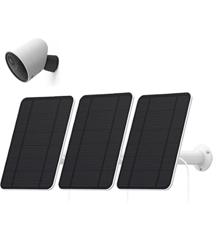 JJMASEE Solar Panel For SimpliSafe Outdoor Camera Series 1