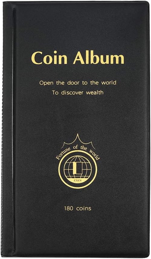 MULOVE 180 Pockets Coin Collectors Album