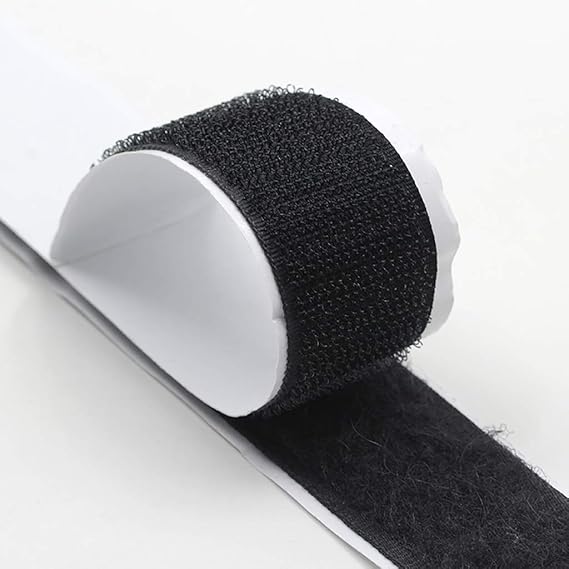 MEEYI Strong DoubleSided Sticky Tape 25m, Hook and Loop Fasteners Sticky Strips