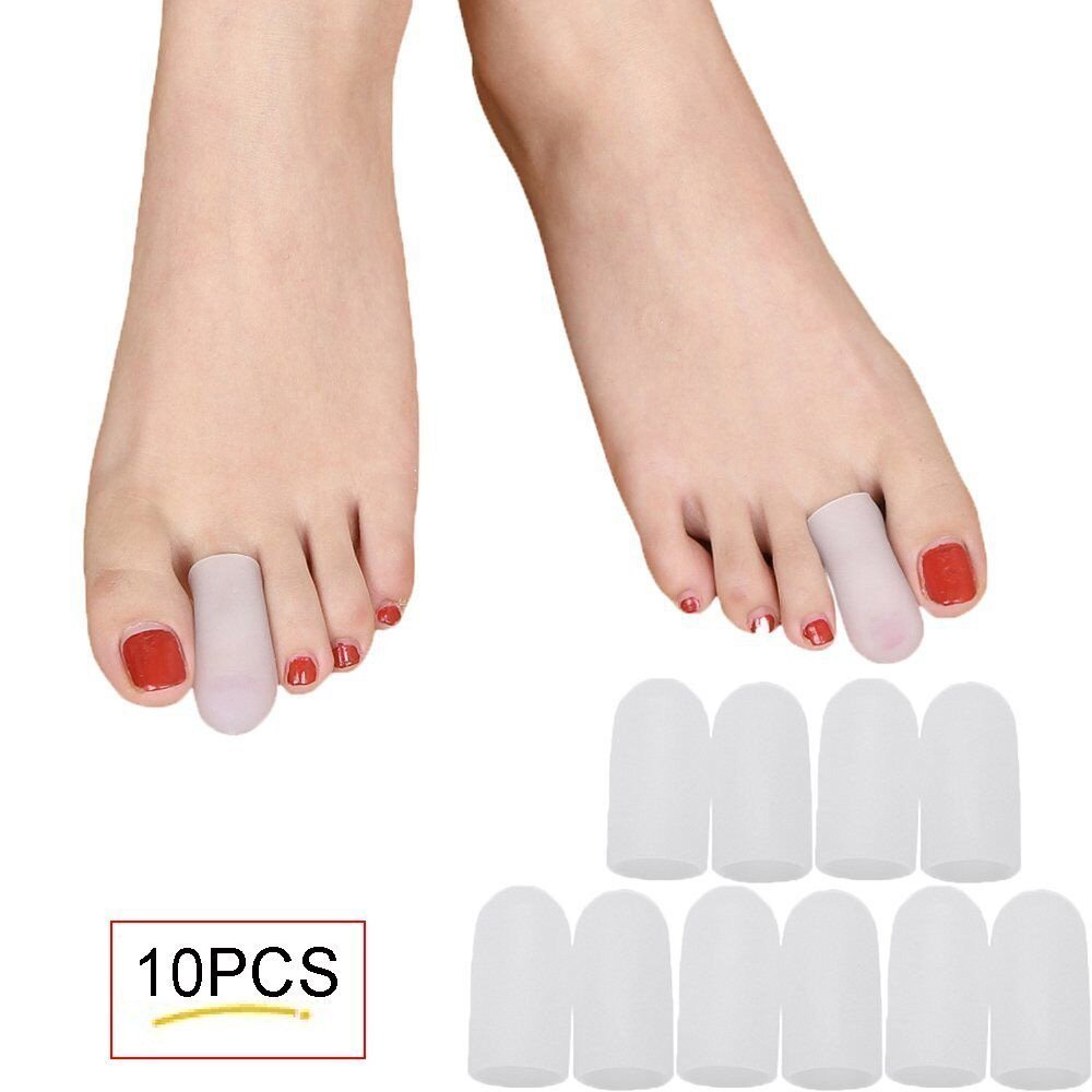 Toe Caps Gel Cushioning Bandages NoSlip NoSore No