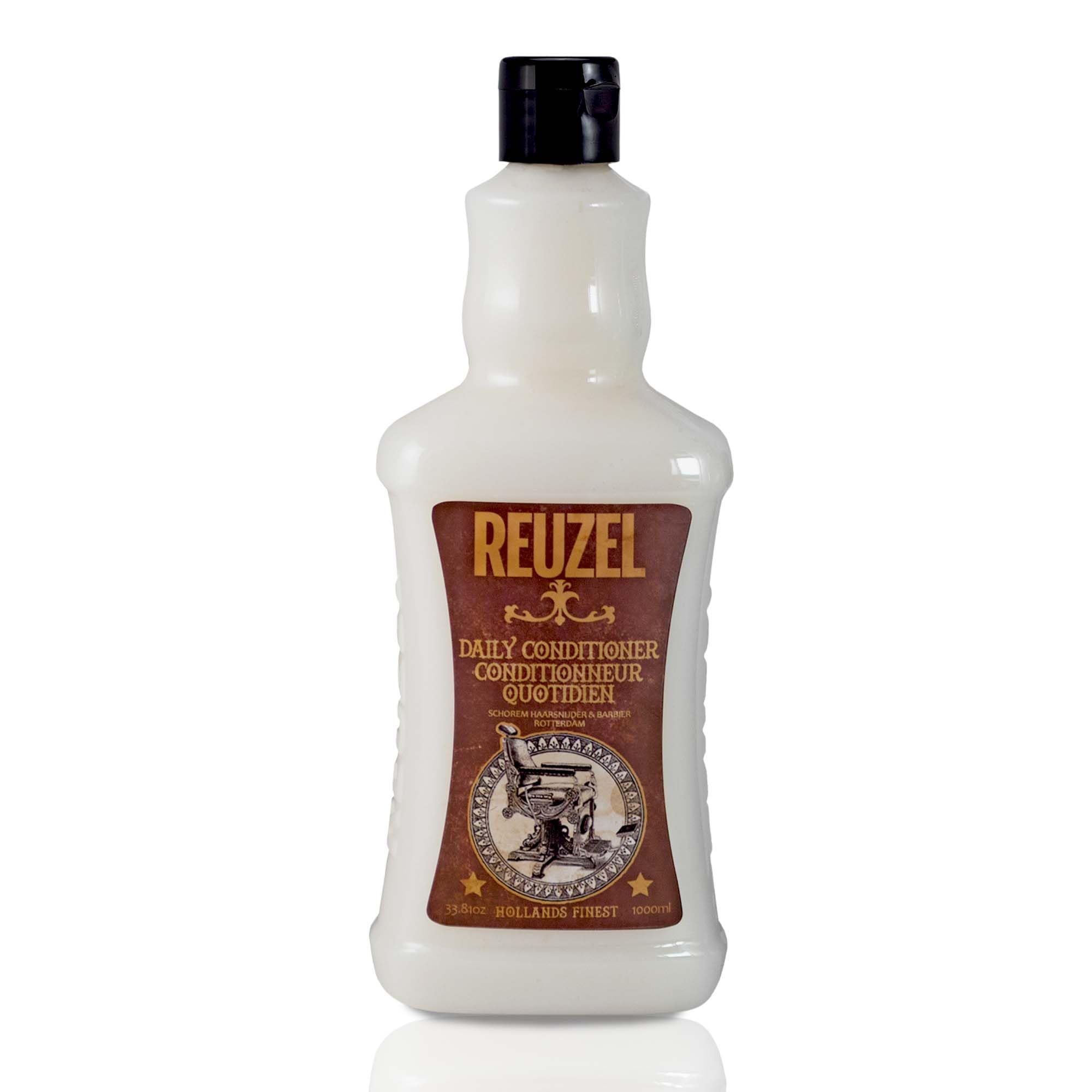 Reuzel Daily Conditioner - Ideal for All Hair Types - Witch Hazel, Nettle Leaf, Rosemary and Horsetail Root - Leaves Scalp Cool and Refreshed - Thoroughly Conditions Hair - Vegan Formula - 1000 ml