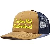Wholesale Custom Hat Custom Text/Logo Embroidered Hat for Men Women Trucker Hat