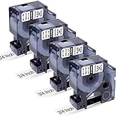 18484 Compatible with DYMO Rhino 4200 Tape 3/4 Replace for Dymo Rhino Permanent Polyester Labels for DYMO Rhino 5200 5000 600