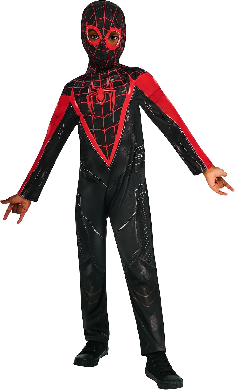 Rubies Official Spiderman Miles Morales Gamerverse Child Costume 5-6 Years
