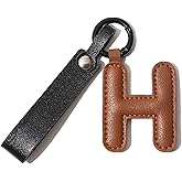 Hoheng Initial Keychain Initial Bag Charm Leather Bag Charm Colorful A-Z Leather Purse Charms for Handbags