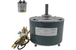 CHIOWO 5KCP39EGS070S Condenser Fan Motor 1/4HP 208-230V 1.4A 1100RPM Replaces 5KCP39EGY823S Genteq GE 3905 Carrier Bryant Payne HC39GE237 Dayton 6DLL0 OEM Upgraded