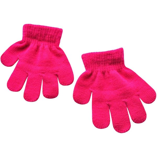 Qooloo Lot De 3 Paires De Gants Tricotés Chauds Pour Enfants