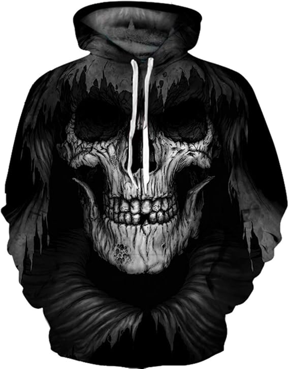 EMILYLE Multicolor Estilo Novedoso 3D Impresión Sudadera Deportiva para Hombres