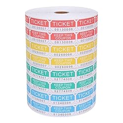 L LIKED 8000 Assorted Double Raffle Tickets 2000