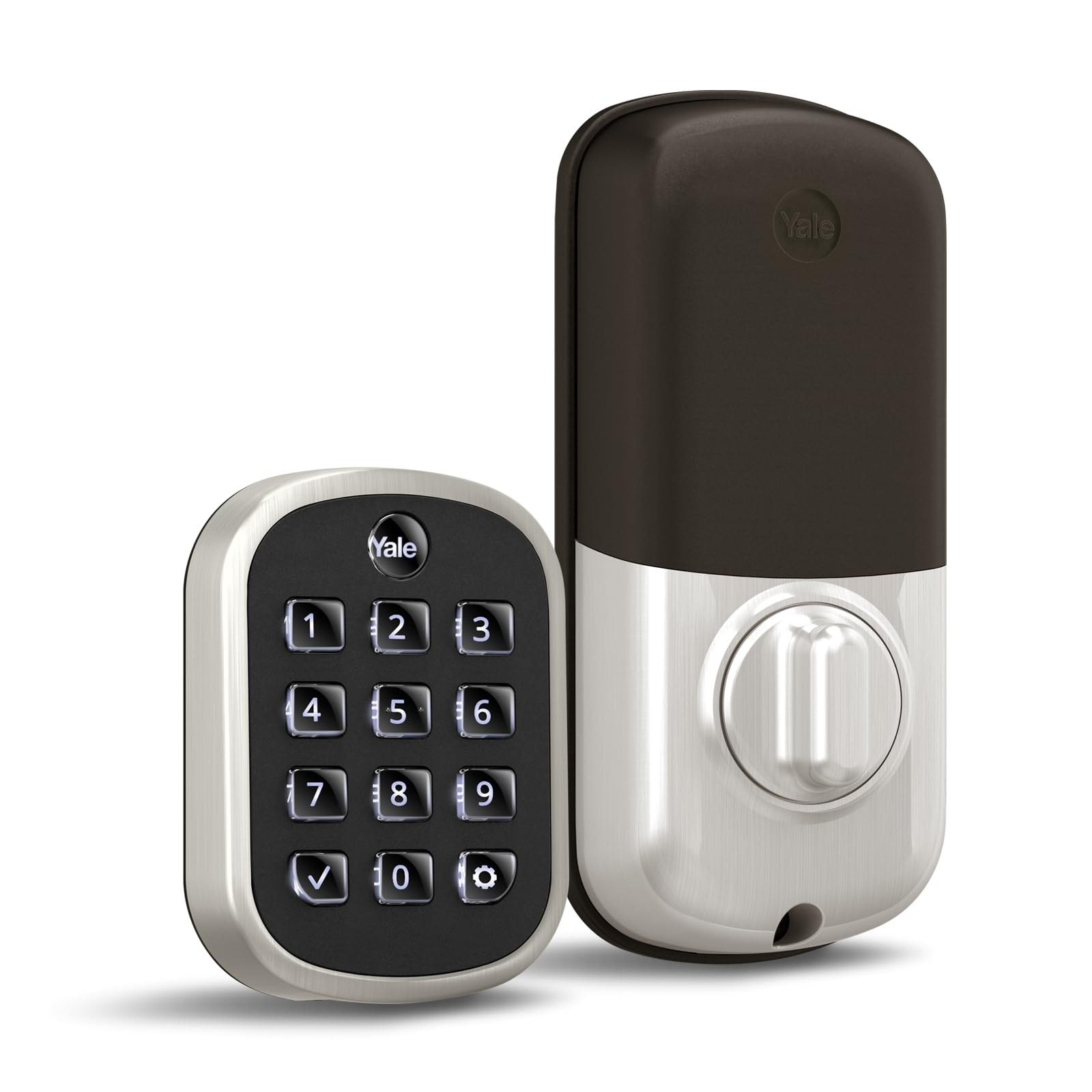 Photo 1 of *MISSING PARTS*
Yale Security Keyless Entry Keypad Deadbolt (YRD137) - Unlock Using Your Entry Code - No app or connectivity - Satin Nickel