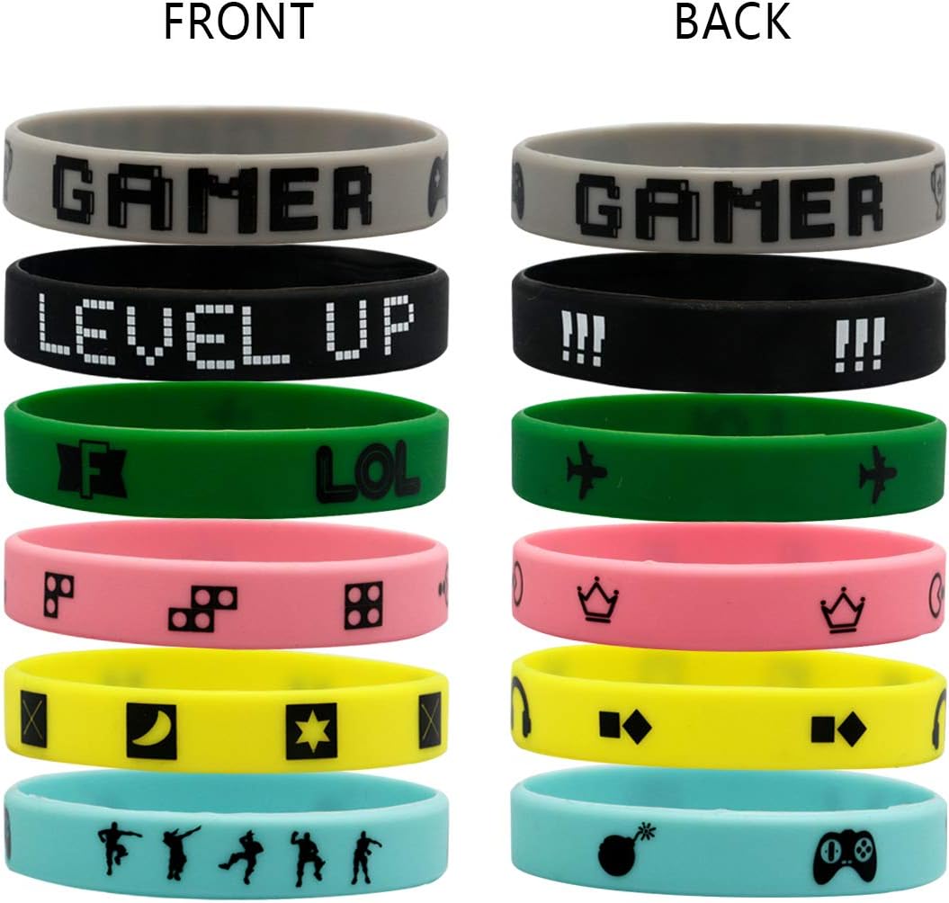 48 Pack Video Game Birthday Party favors set Classroom Rewards Carnival Christmas Prizes Gifts for kids boys girls- Serve 6 Guests Kids Birthday Party Supplies Video Game: Toys & Games