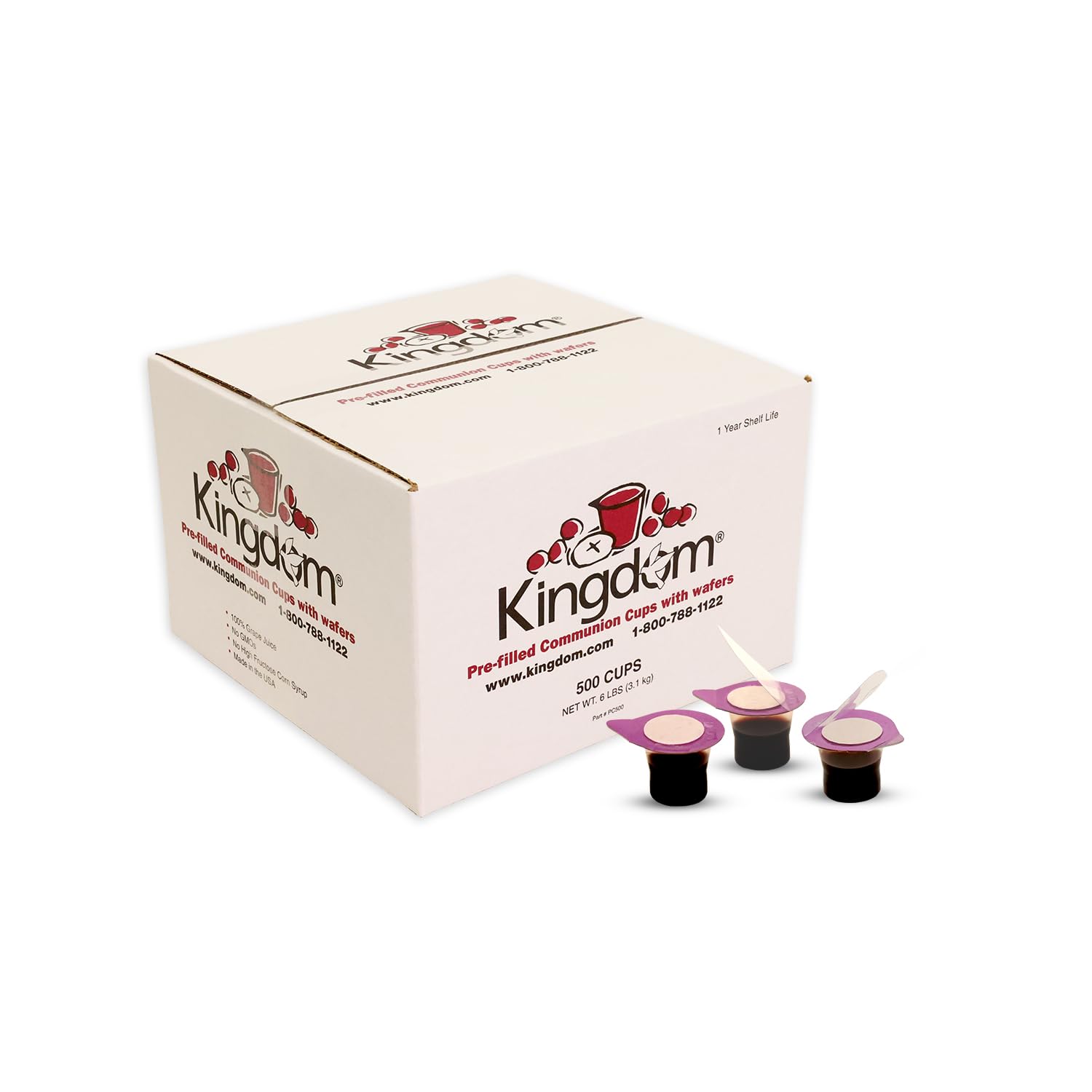 Kingdom Easy Open Prefilled Communion Cup with