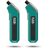 ETENWOLF Digital Tire Pressure Gauge 2 Pack, Industrial Tire Gauge 3-200 PSI, Calibrated to ANSI B40.7 Grade 2A(Plus-Minus 0.5%), Air Pressure Gauge with Replaceable AAA Batteries (Dark Cyan)