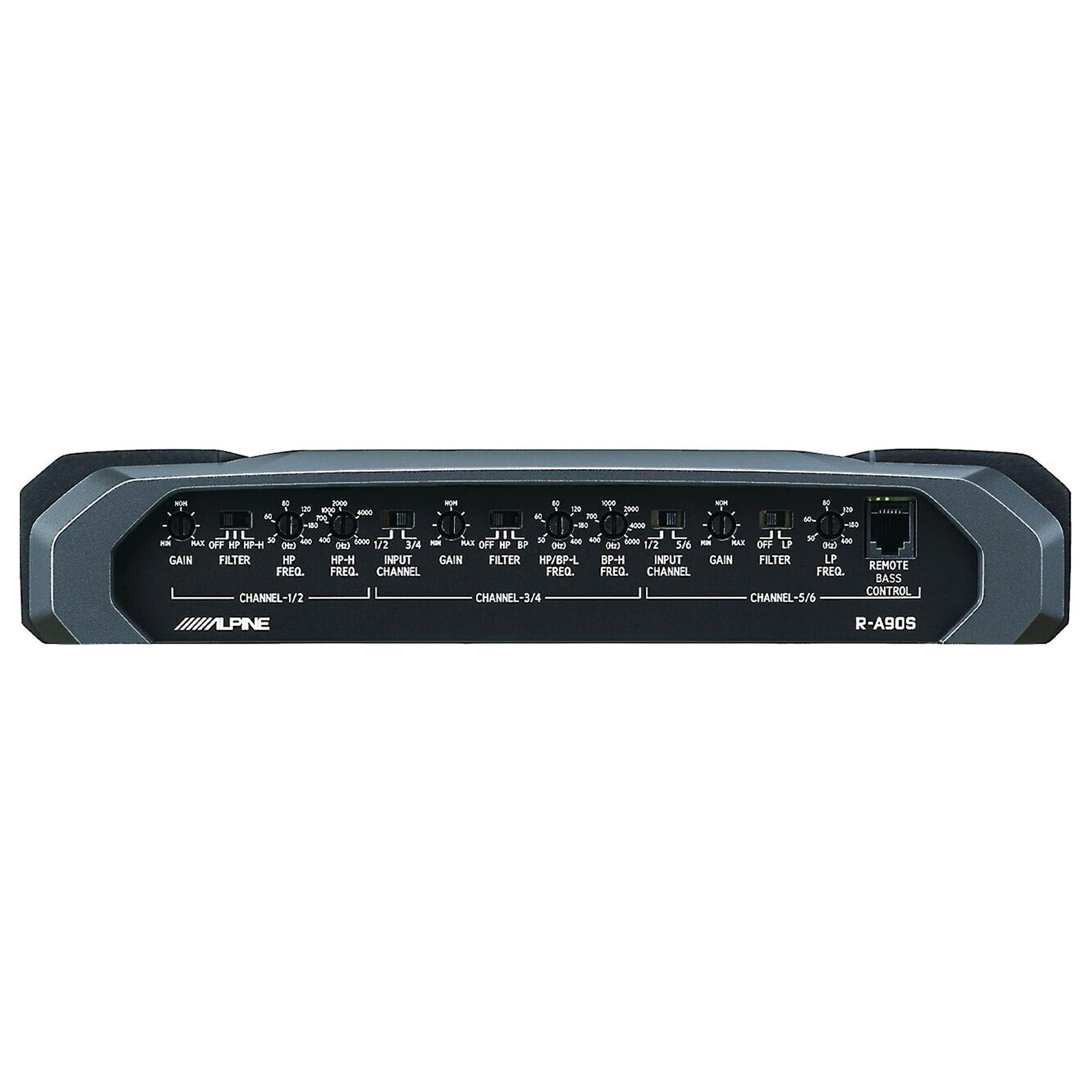 Alpine R-A90S R-Series 6/5/4/3 Channel Power Amplifier with Staggered Power