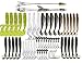 Alabama Rig Umbrella Kit with for Salwater Stripers Bass Fishing Lure Swim Bait 55pcs