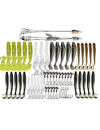 ILURE 5 brazos 3 Brazos Alabama Umbrella Rig Kit nadar cebos señuelos para pesca Bass Bass Señuelos anzuelo Kit, para agua salada agua dulce Bass Trucha, Salmón, granate
