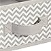 InterDesign Chevron Soft Closet Storage - Hanging Shelf with Drawer for Wire Shelving Systems, Taupe/Natural