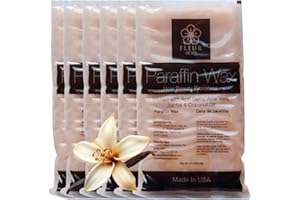 Paraffin Wax Refills 6lb by FLEUR DE SPA – Made in USA – Infused with Coconut & Jojoba Oils – Moisturizing, Hydrating & Soothing for Hands, Feet & Body – Spa & Home Use