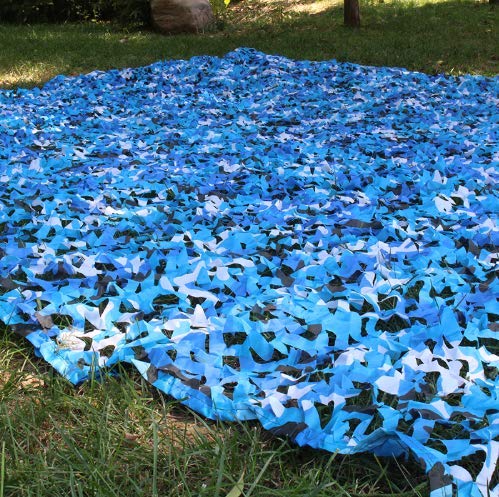 FuriGer Camouflage Netting,Camouflage Net for Camping Military Blind Hide Hunting Shooting Hide Fishing Shelter,Party Decoration on Halloween Christmas,Jungle Sunscreen Net,6.5ftx13ft (2mx4m) - Thumbnail 5