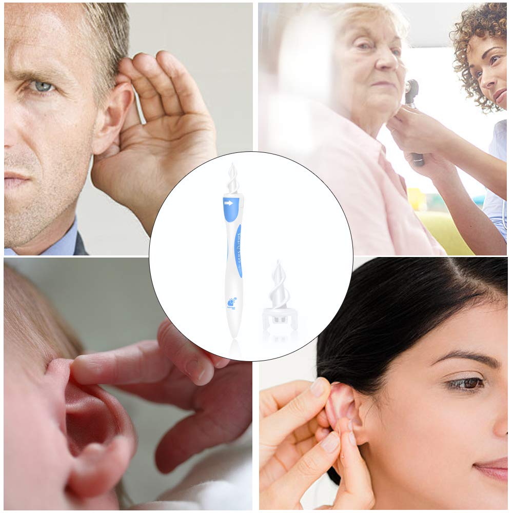 Ohrenreiniger, Spirale Silikon Ohr Wachs Entfernung Tool Kit