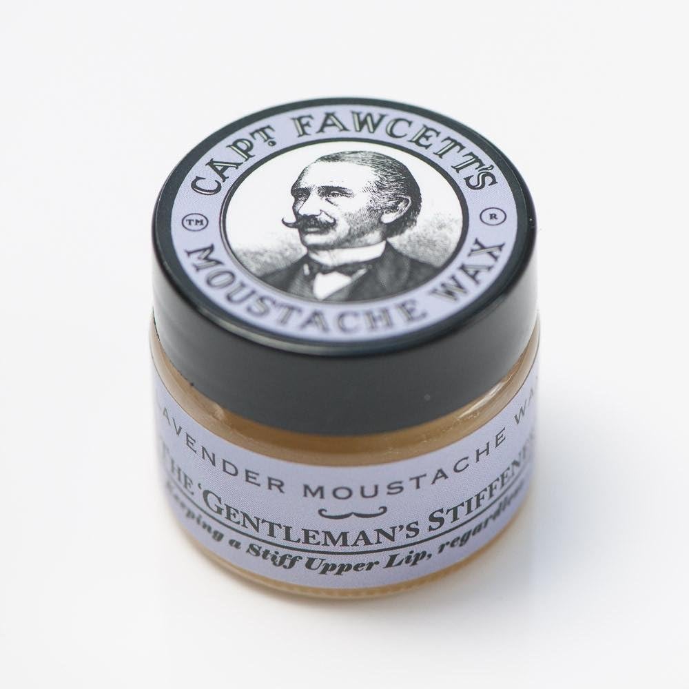 Captain Fawcett Lavender Moustache Wax 15ml, Firm Hold Moustache Styling Wax for Men - Image 3