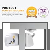 BeeGo 6 Pack Magnetic Child Safety Locks with Key – No Drill, 3M Tape view 3