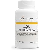 Integrative Therapeutics Magtein L-Threonate Plus, 90 Capsules | Cognitive Function Supplement*, Supports Short-Term Memory*, Includes Vitamins C, D3 and Magnesium, Dairy-Free, Gluten-Free
