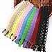 YEQIN Random Color 20pcs/lot 20cm DIY Nylon Zippers lace Nylon Finish Zipper for Sewing Wedding Dress