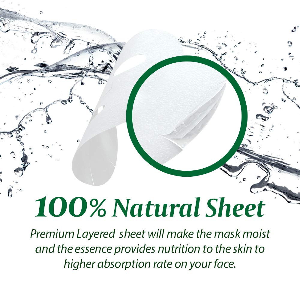 Sheet mask by Glam Up Facial Sheet Mask BTS 12Combo-The Ultimate Supreme Collection for Every Skin Condition Day to Day Skin Concerns. Nature made Freshly packed Original Korean Face Mask 12sheets : Beauty
