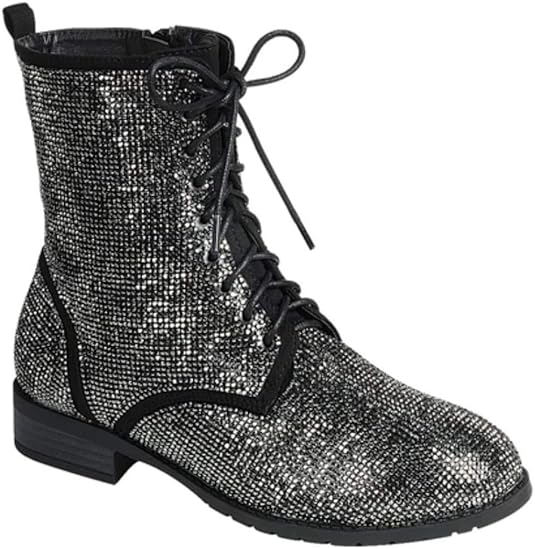 embellished combat boots womens