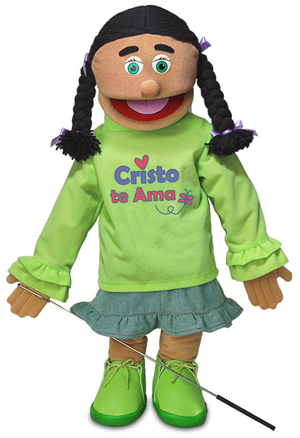 Cristo Te Ama | 25" Full Body Girl Puppet by Silly Puppets