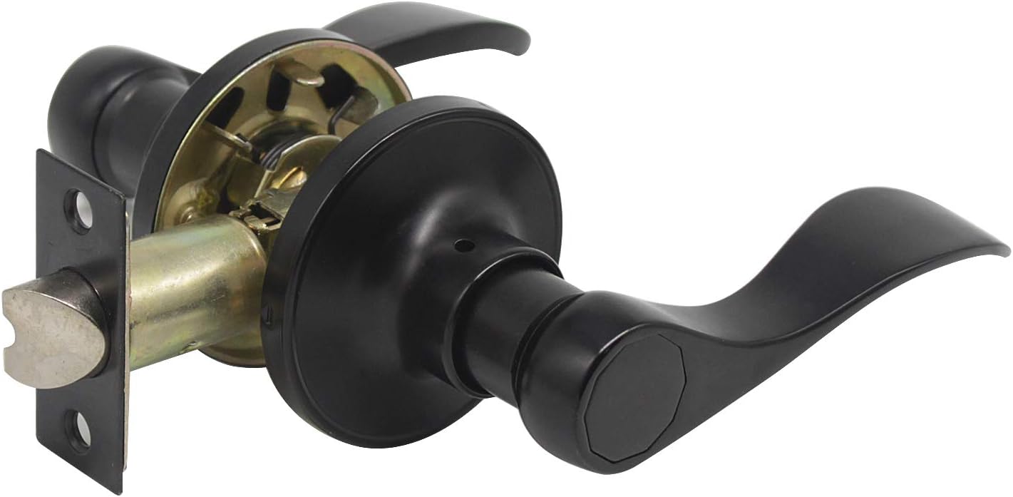 Probrico Passage Locks Matte Black(for Kitchen and Children's Room
