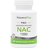 NaturesPlus PRO NAC 1200 mg - 60 Tablets - Crucial for Replenishing Glutathione - Non-GMO, Vegan & Gluten Free - 30 Servings