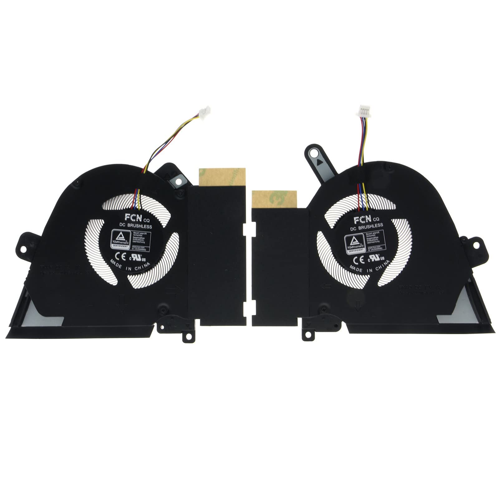 Photo 1 of CPU GPU Cooling Fan for ASUS TUF Dash F15 FX516PC FX516PE FX516PM FX516PR FX516EN Air RTX3070 12V 1A FNAQ 13NR0760P01011 DFSCK221151817 FNAR 13NR0760P02011 DFSCK22D05883L