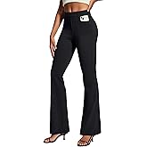 IUGA Womens Dress Pants Bootcut Business Casual Work Pants with Pockets Stretchy Slacks Pull On Trousers Office